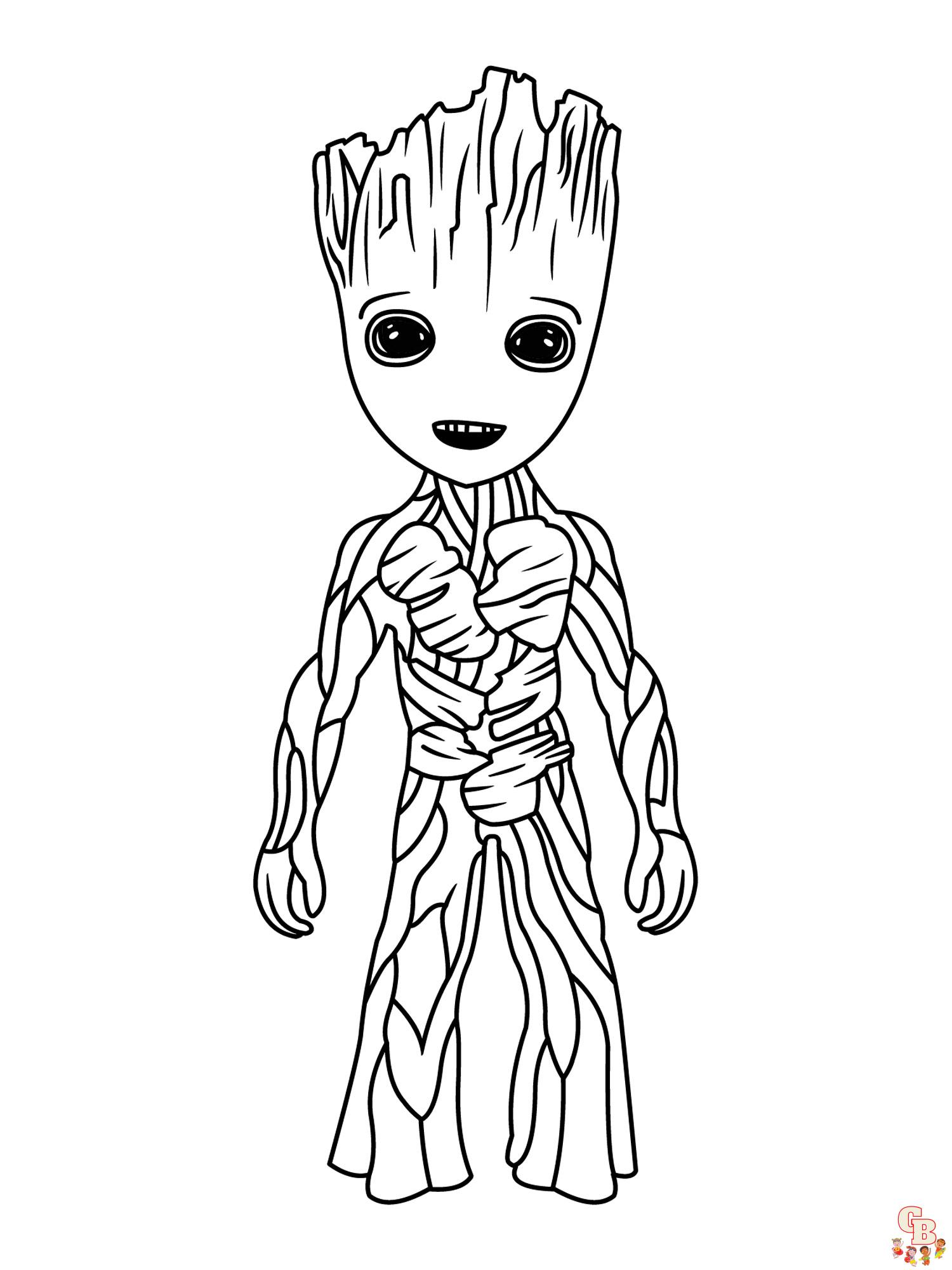 Coloriage Groot