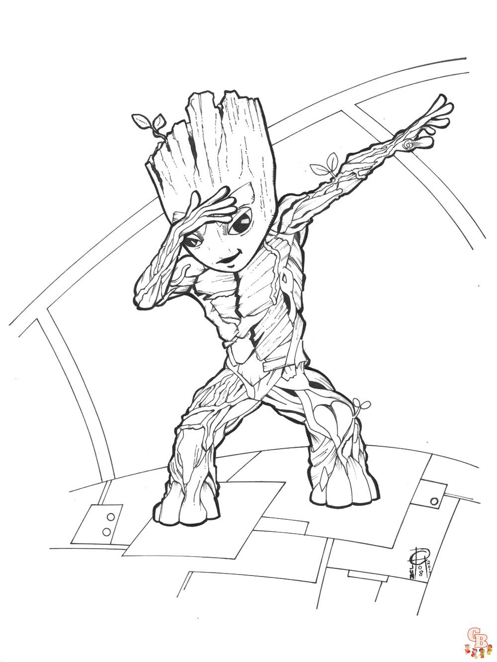 Coloriage Groot