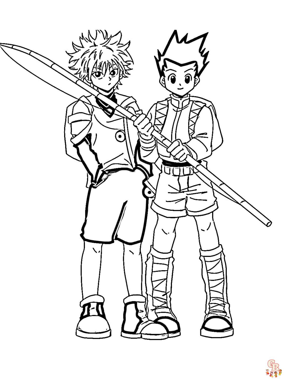 Coloriage Hunter x Hunter