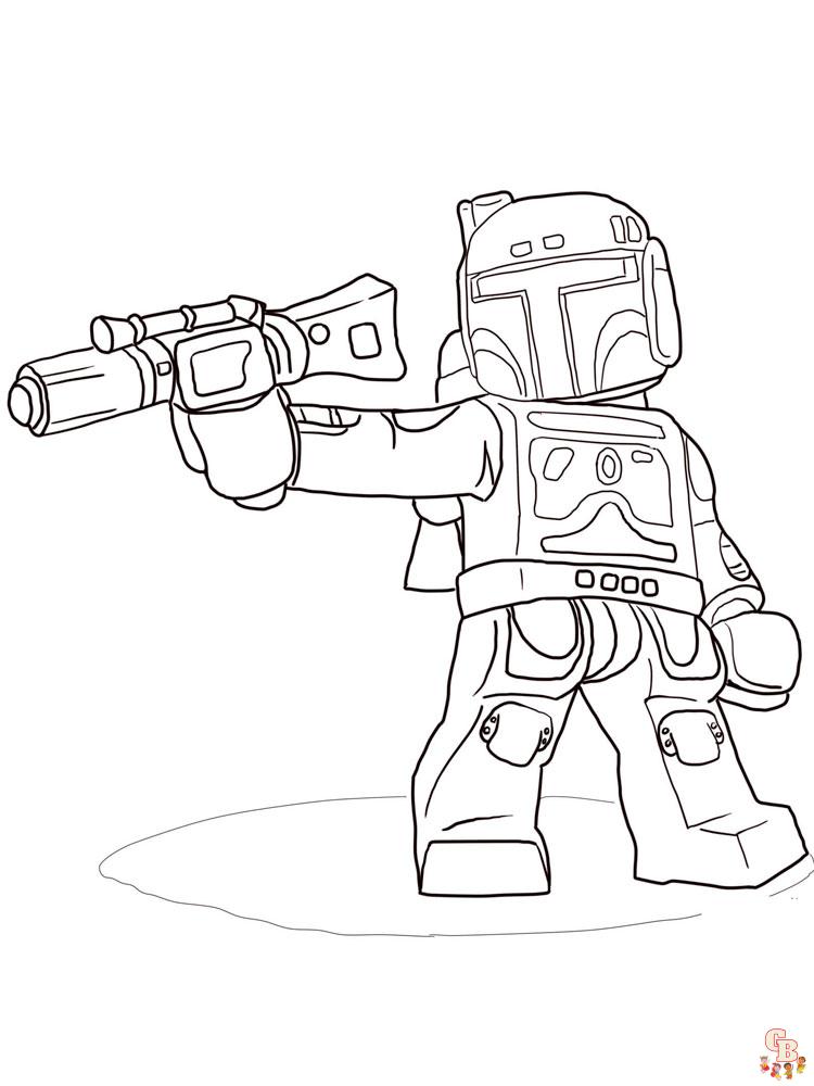 Coloriage Lego Star Wars