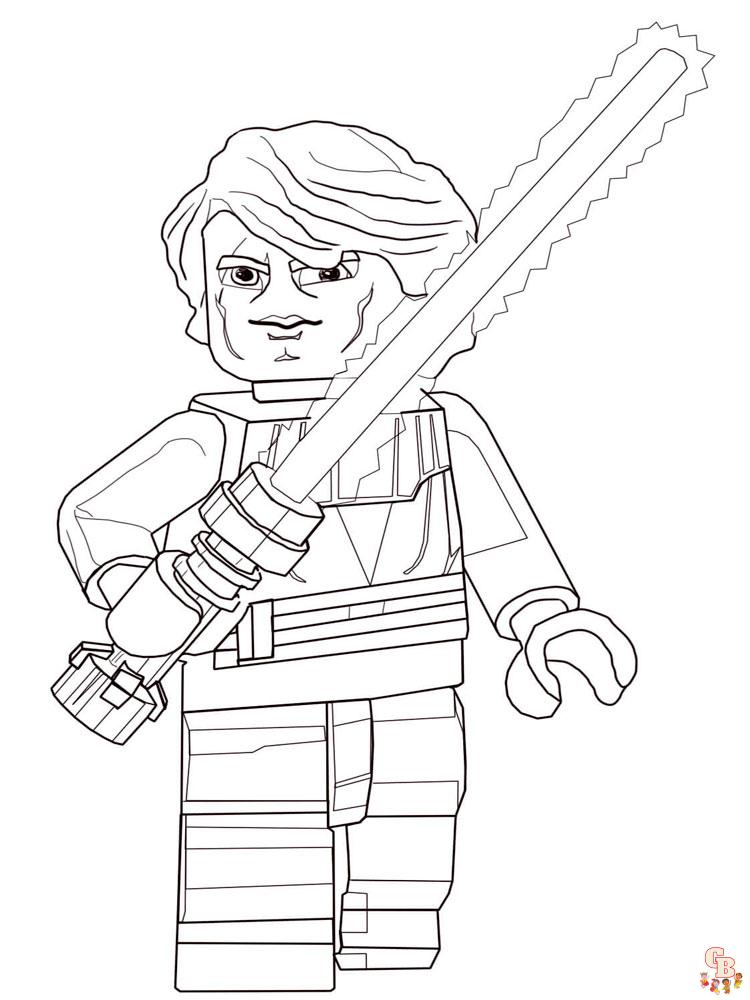 Coloriage Lego Star Wars