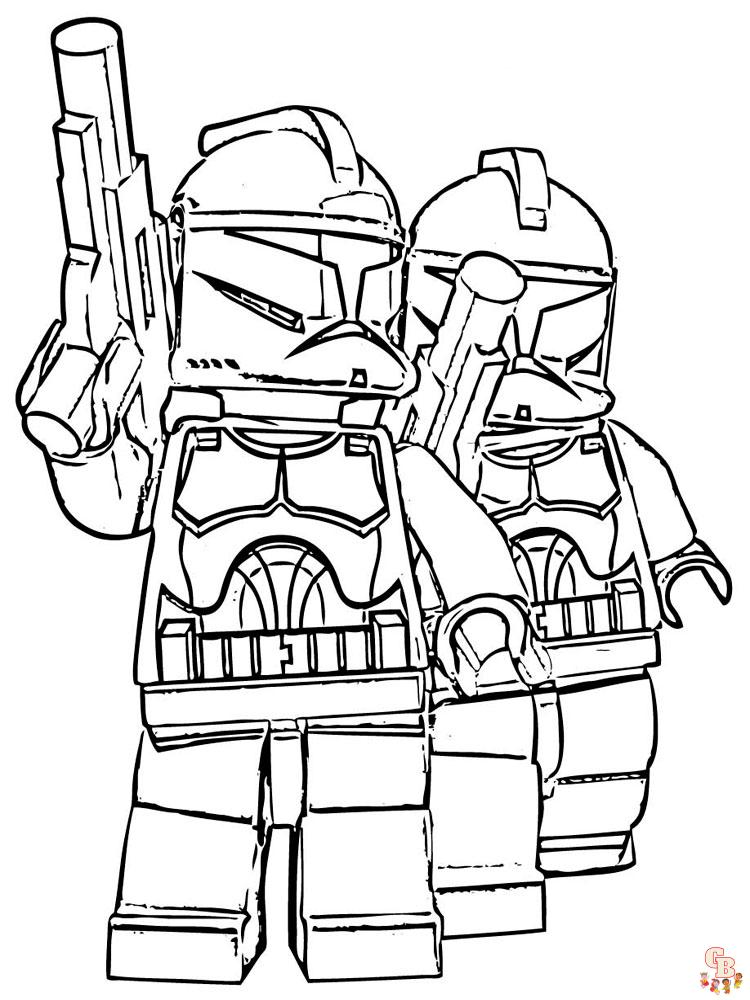 Coloriage Lego Star Wars