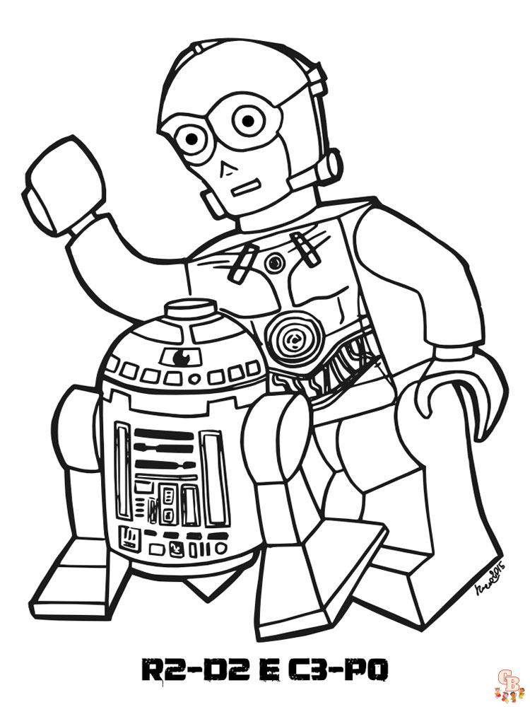 Coloriage Lego Star Wars