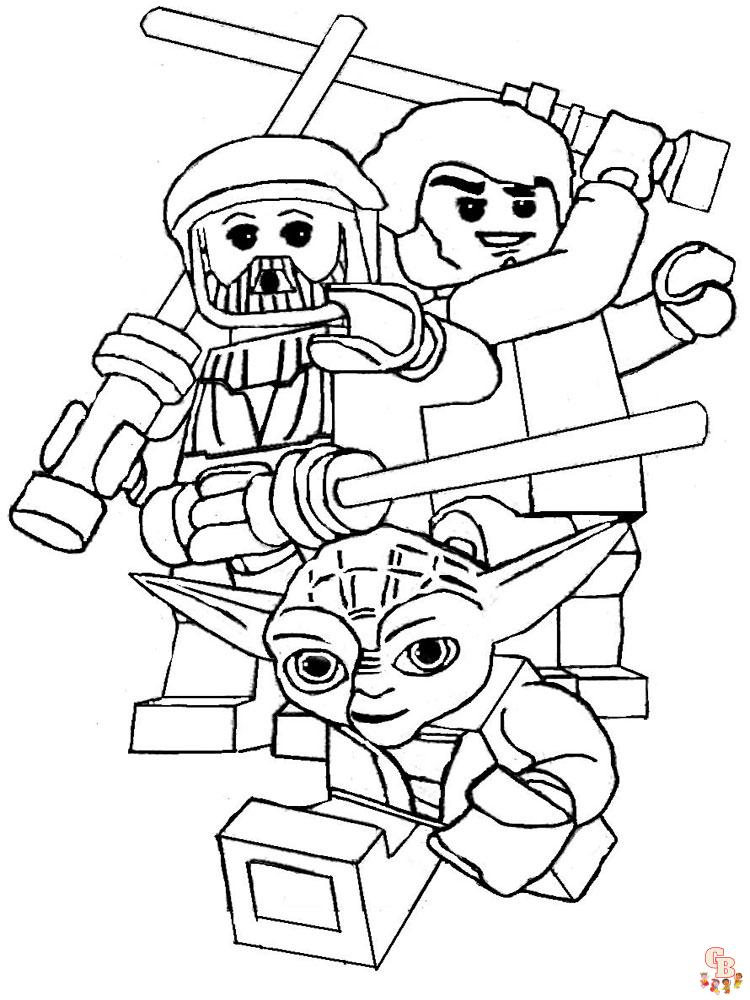 Coloriage Lego Star Wars