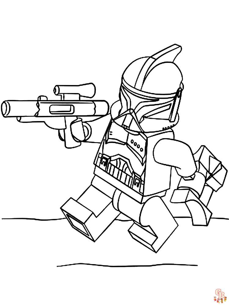 Coloriage Lego Star Wars