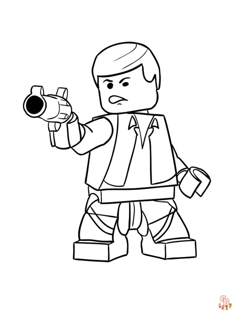 Coloriage Lego Star Wars