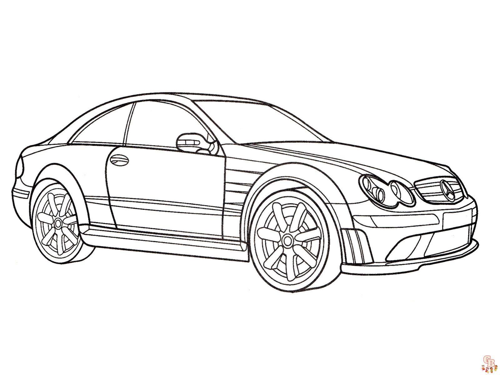 Coloriage Mercedes