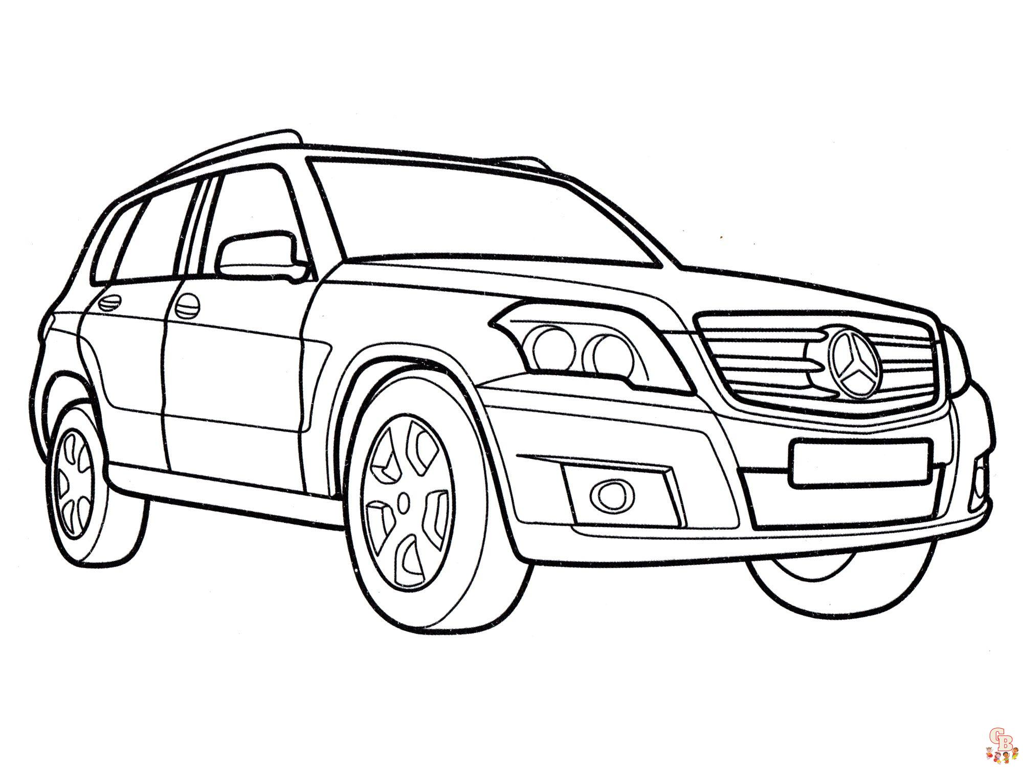 Coloriage Mercedes