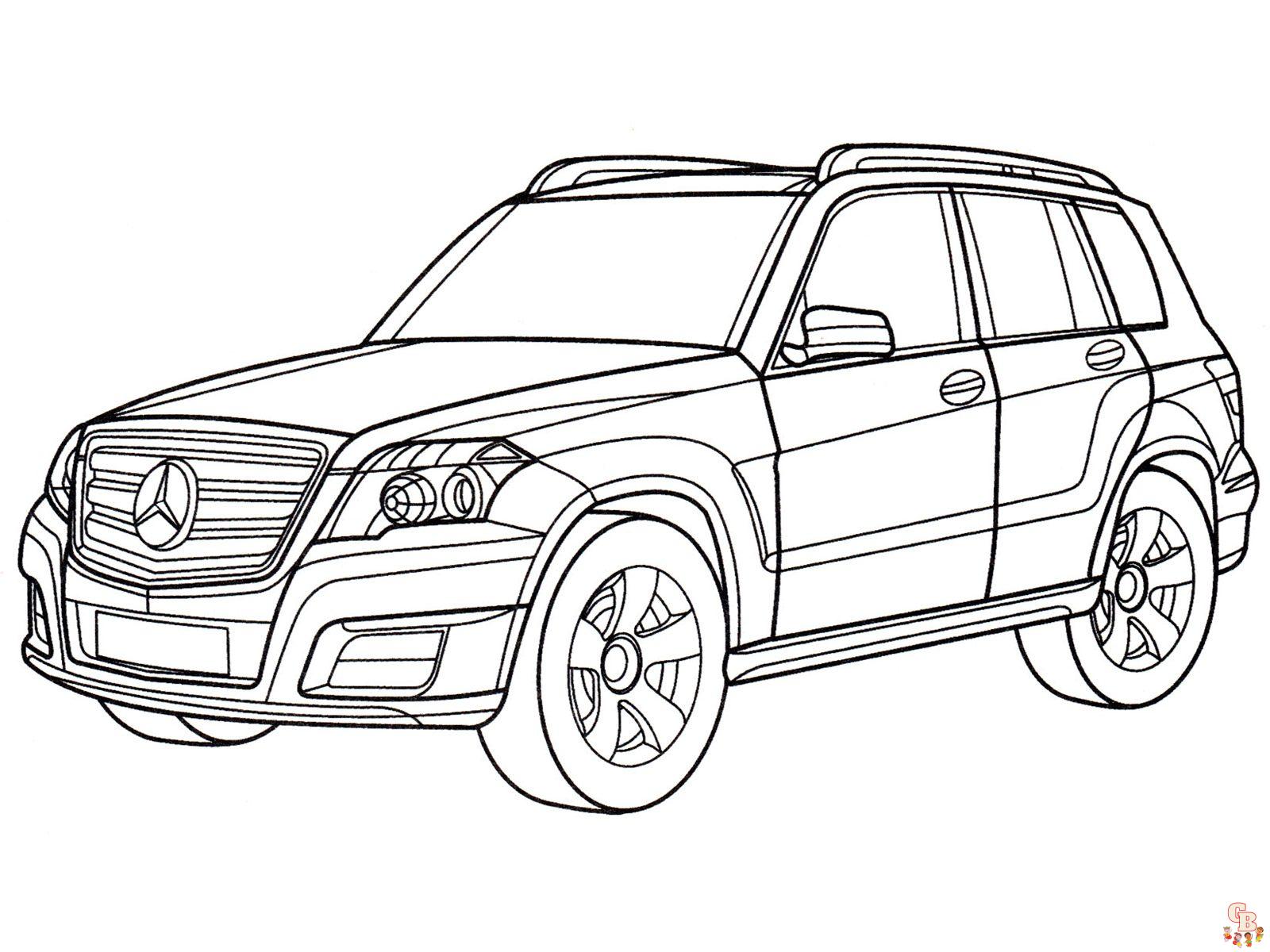 Coloriage Mercedes