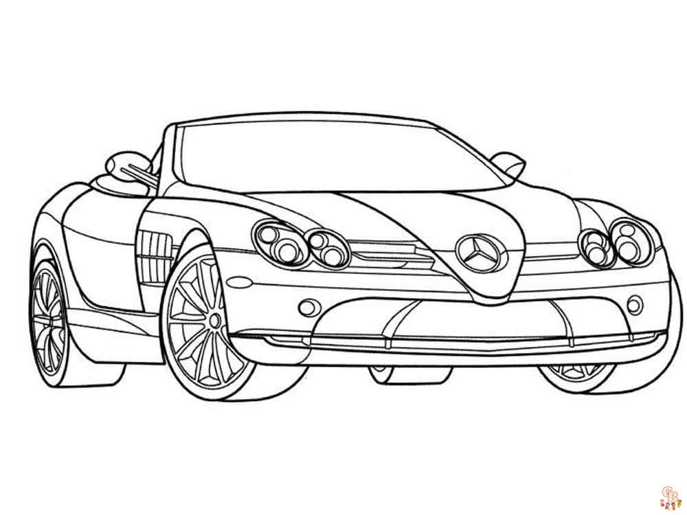 Coloriage Mercedes