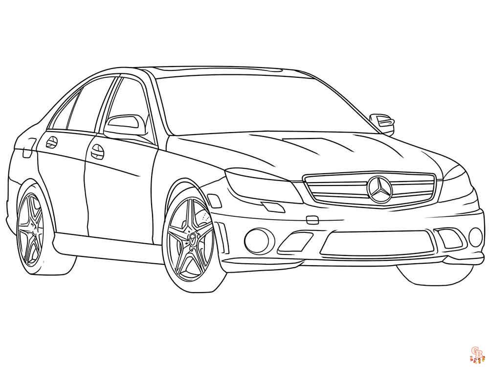 Coloriage Mercedes