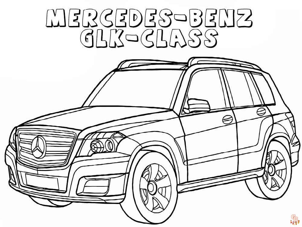 Coloriage Mercedes