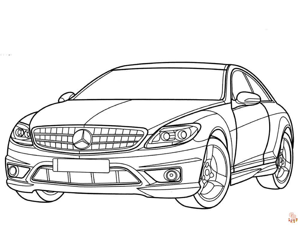 Coloriage Mercedes