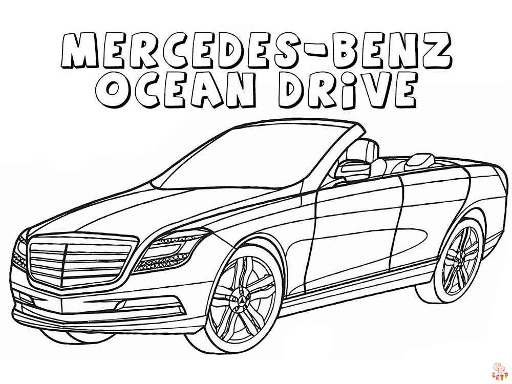 Coloriage Mercedes