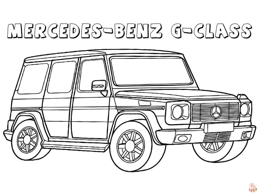 Coloriage Mercedes