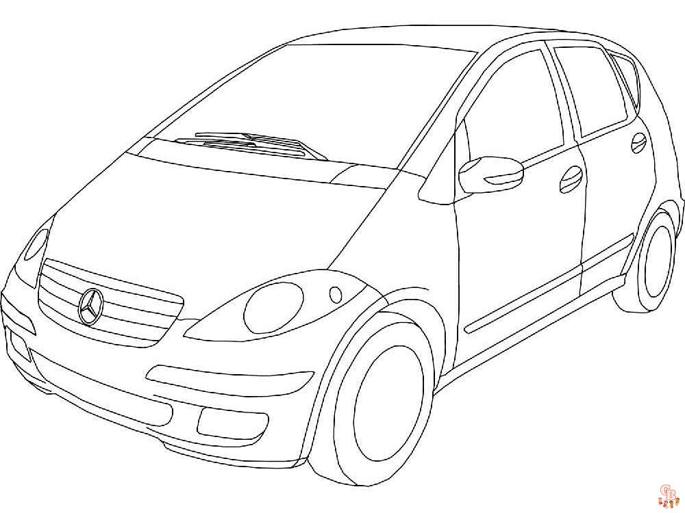 Coloriage Mercedes