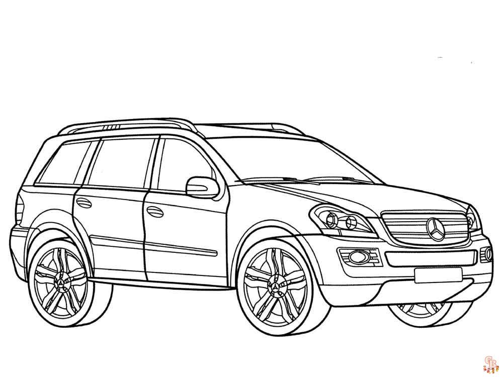 Coloriage Mercedes