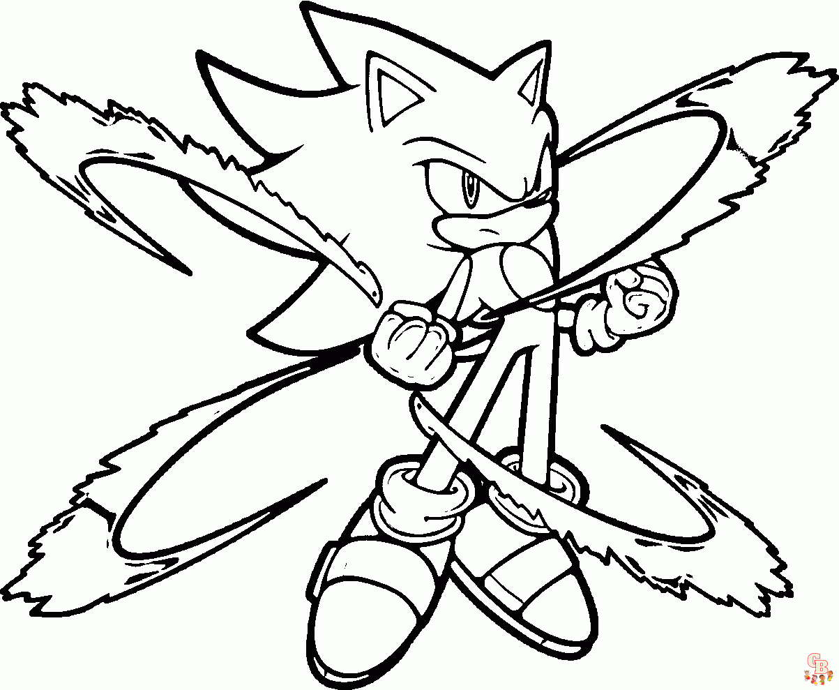 Coloriage Metal Sonic