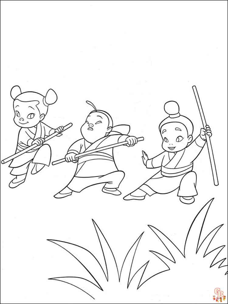 Coloriage Mulan