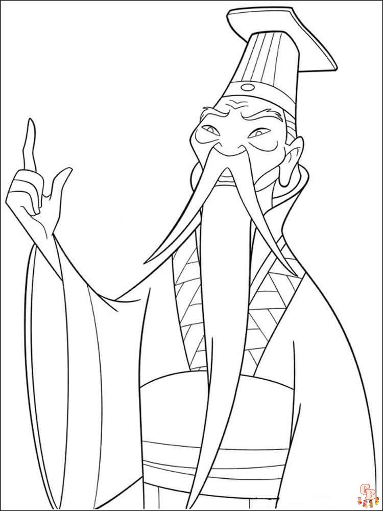 Coloriage Mulan