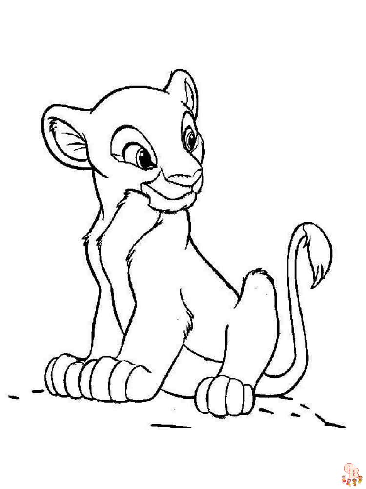 Coloriage Simba