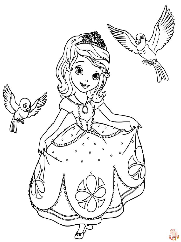 Coloriage Sofia