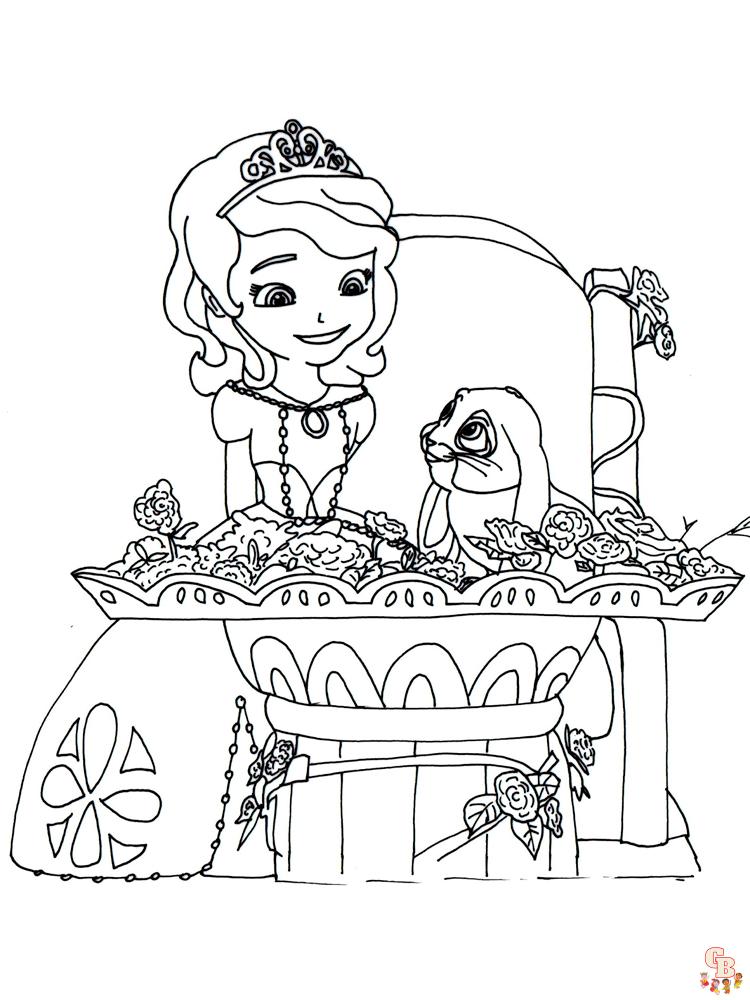 Coloriage Sofia