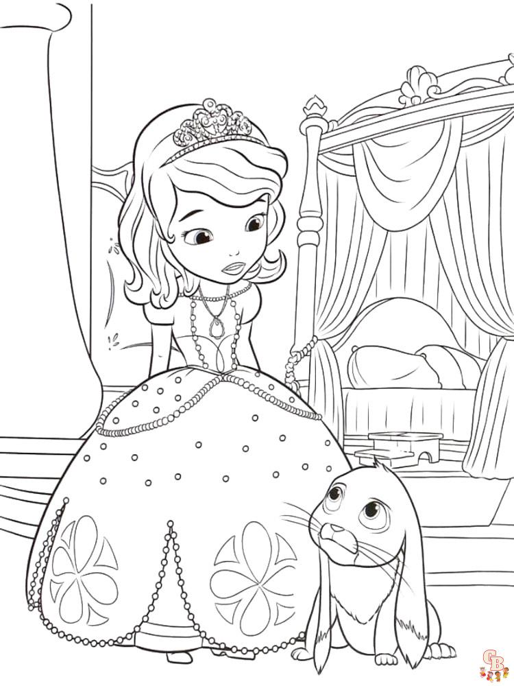 Coloriage Sofia