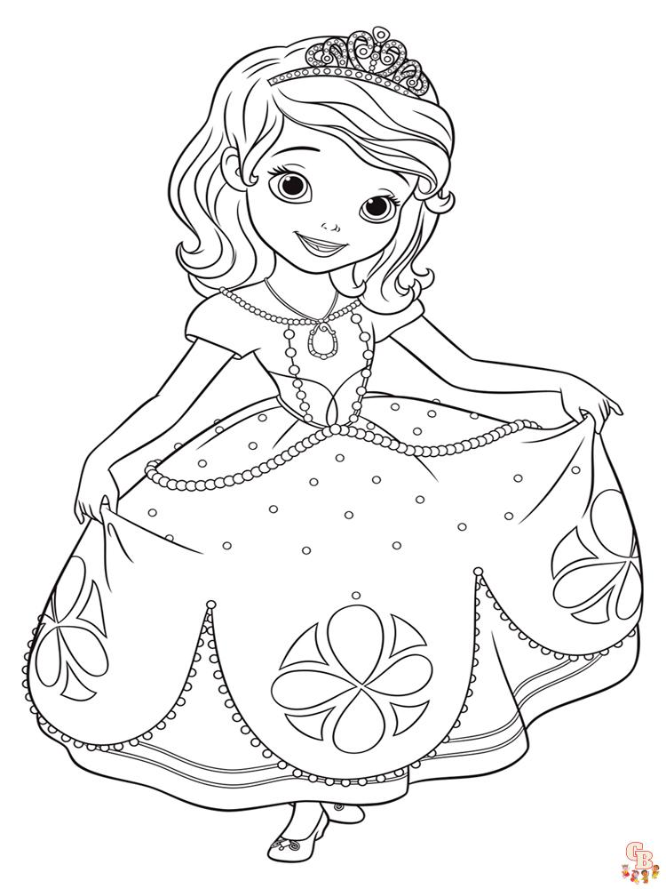 Coloriage Sofia