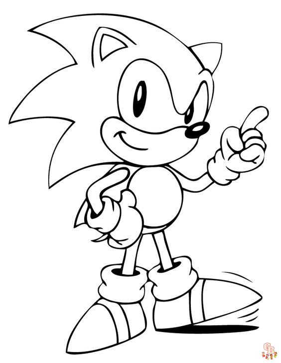 Coloriage Sonic Boom