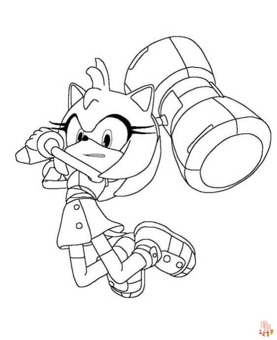 Coloriage Sonic Boom