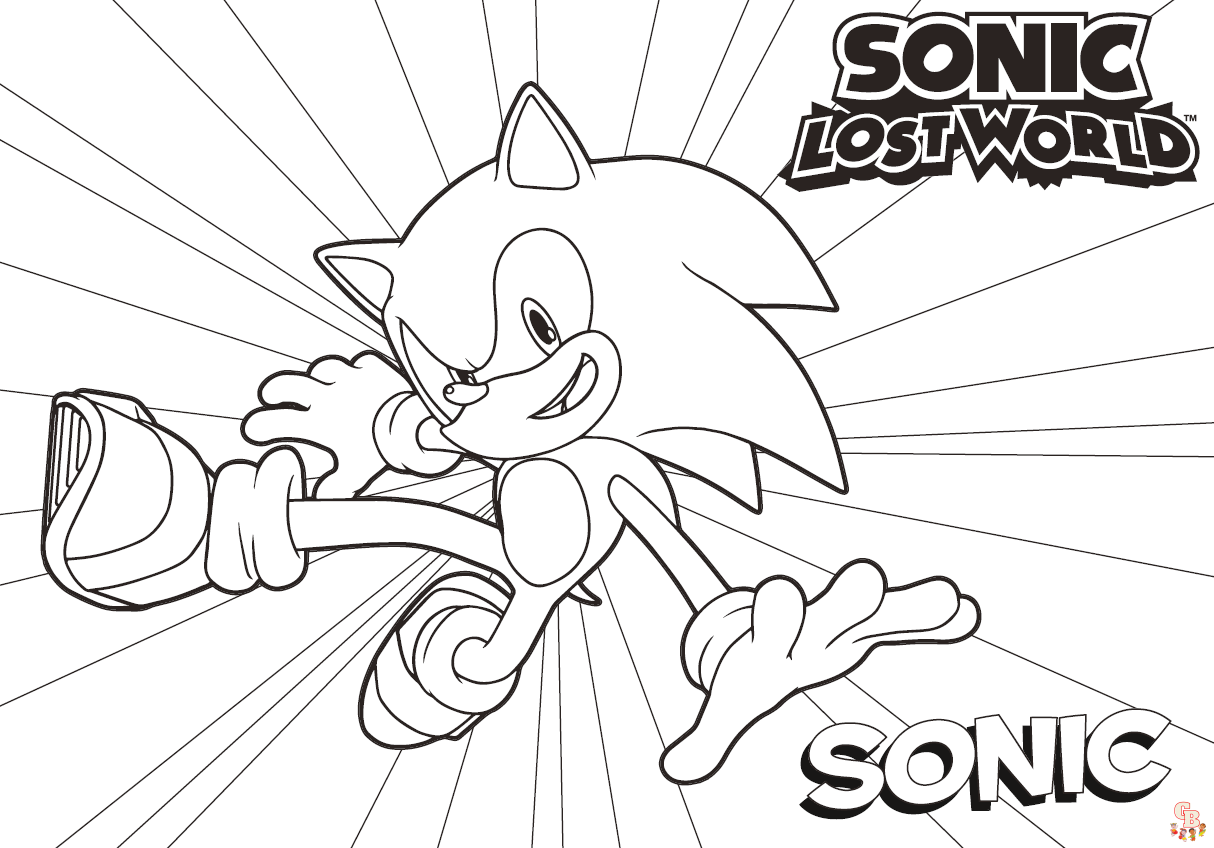 Coloriage Sonic Boom