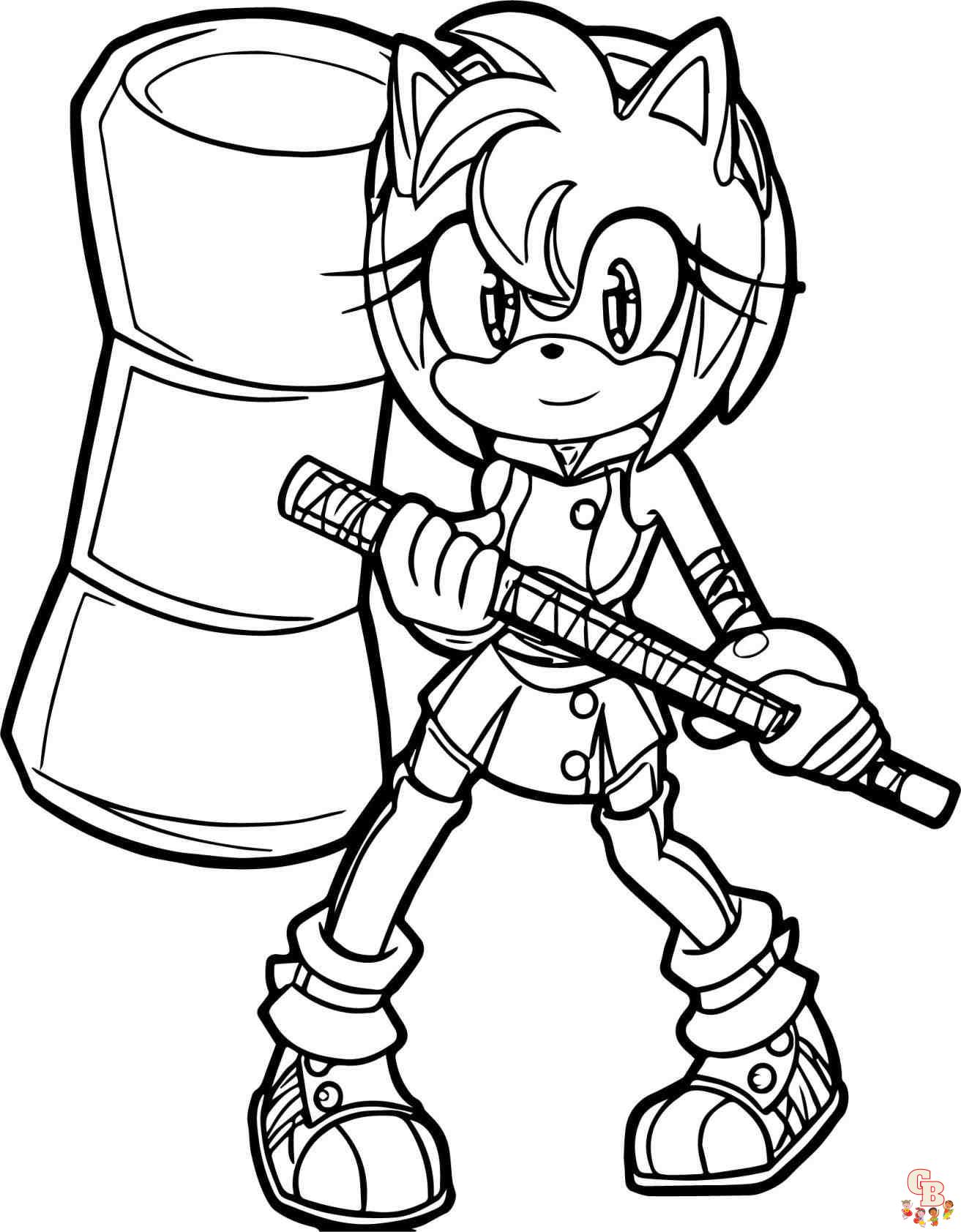 Coloriage Sonic Boom