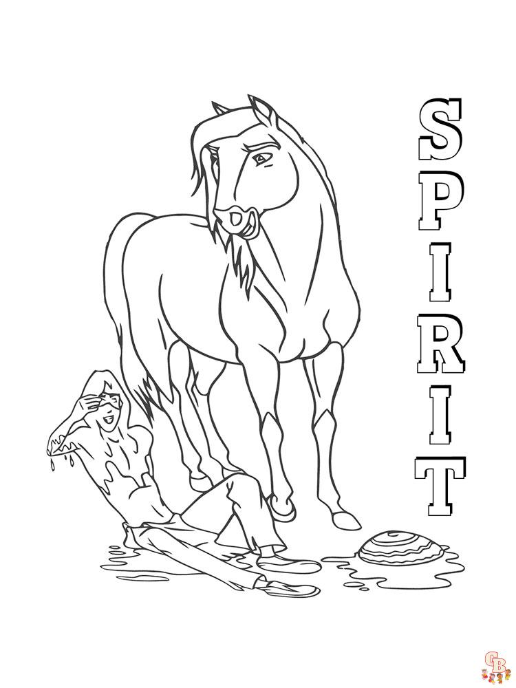 Coloriage Spirit