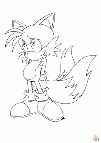 Coloriage Tails