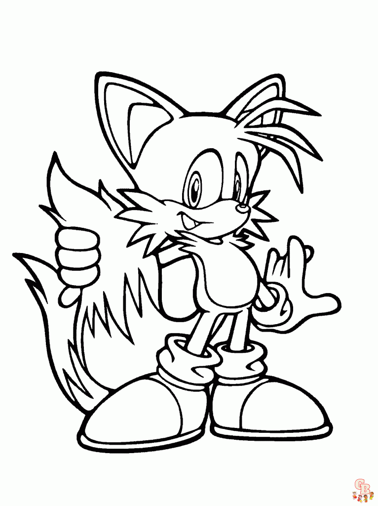 Coloriage Tails