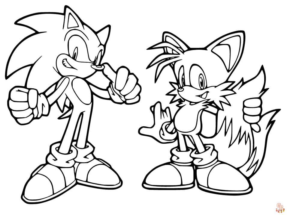 Coloriage Tails