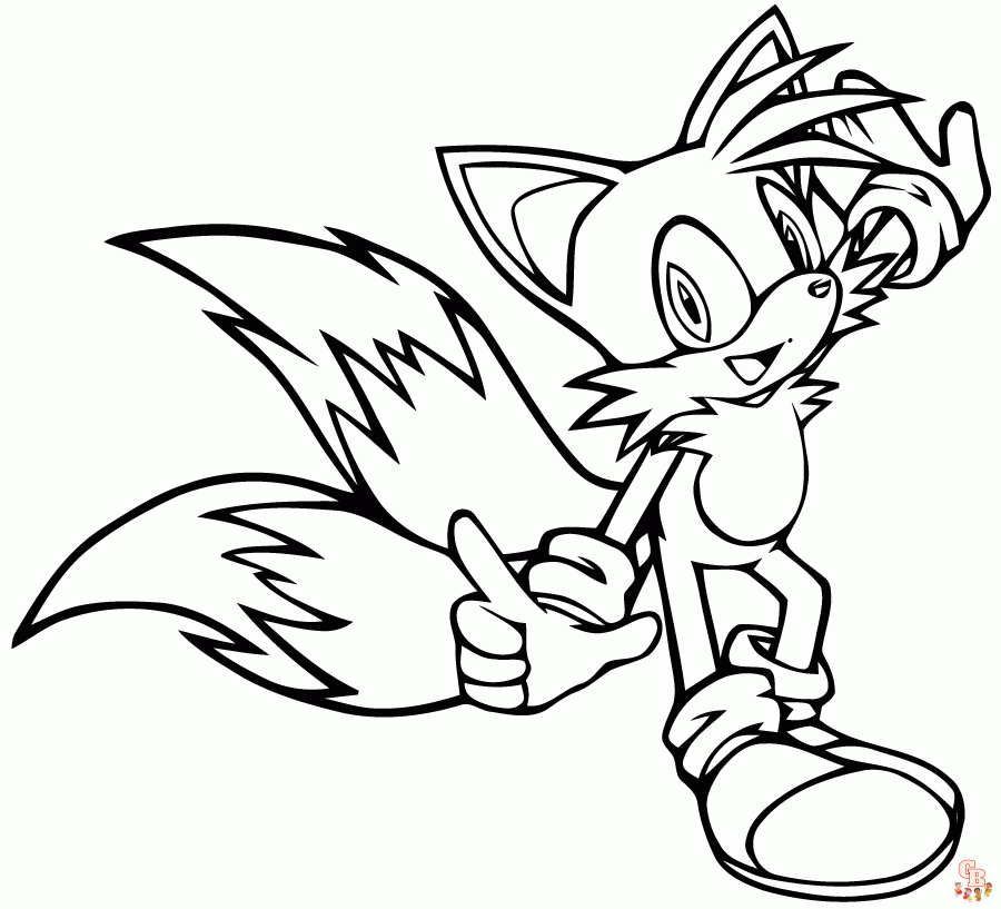 Coloriage Tails