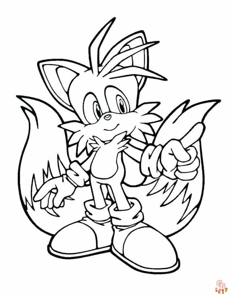 Coloriage Tails