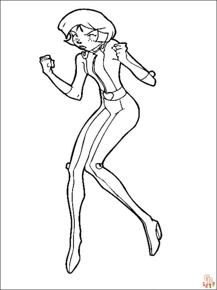 Coloriage Totally Spies