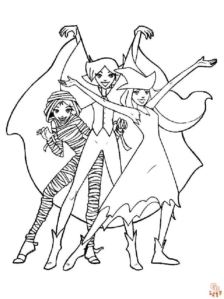 Coloriage Totally Spies