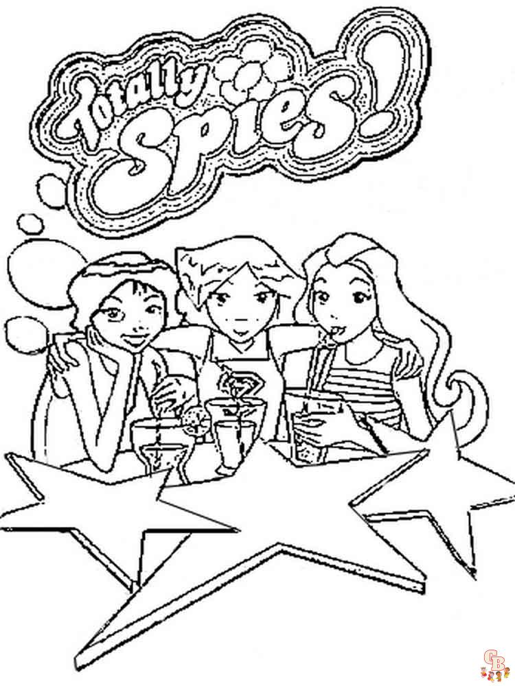 Coloriage Totally Spies