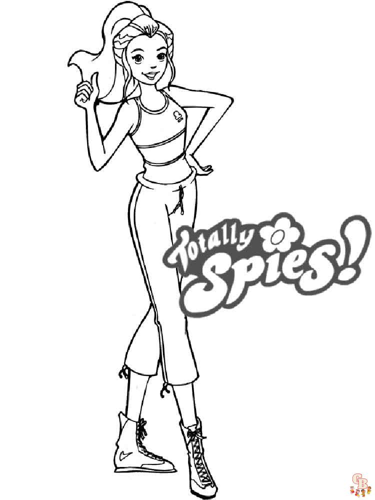 Coloriage Totally Spies