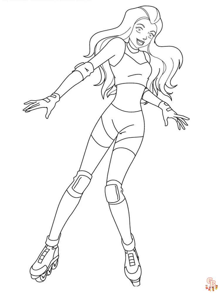 Coloriage Totally Spies