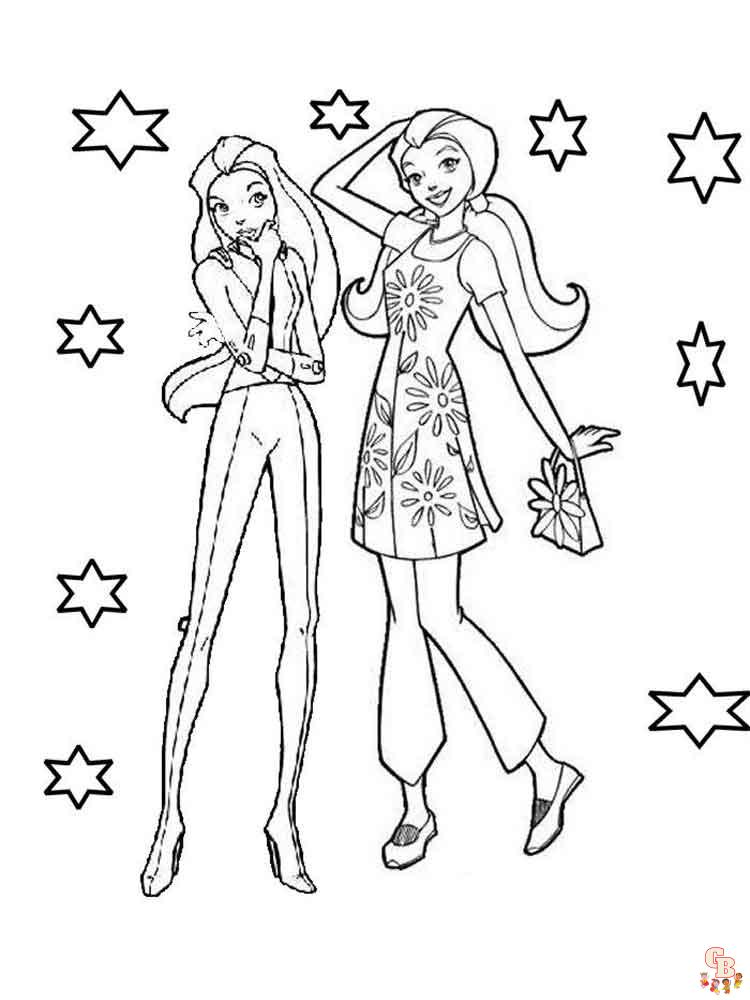 Coloriage Totally Spies