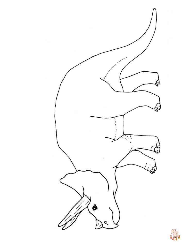 Coloriage Triceratops