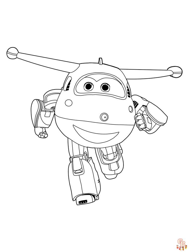 Super Wings coloriage