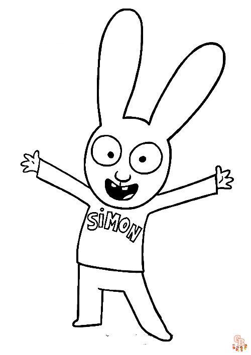 coloriage Simon