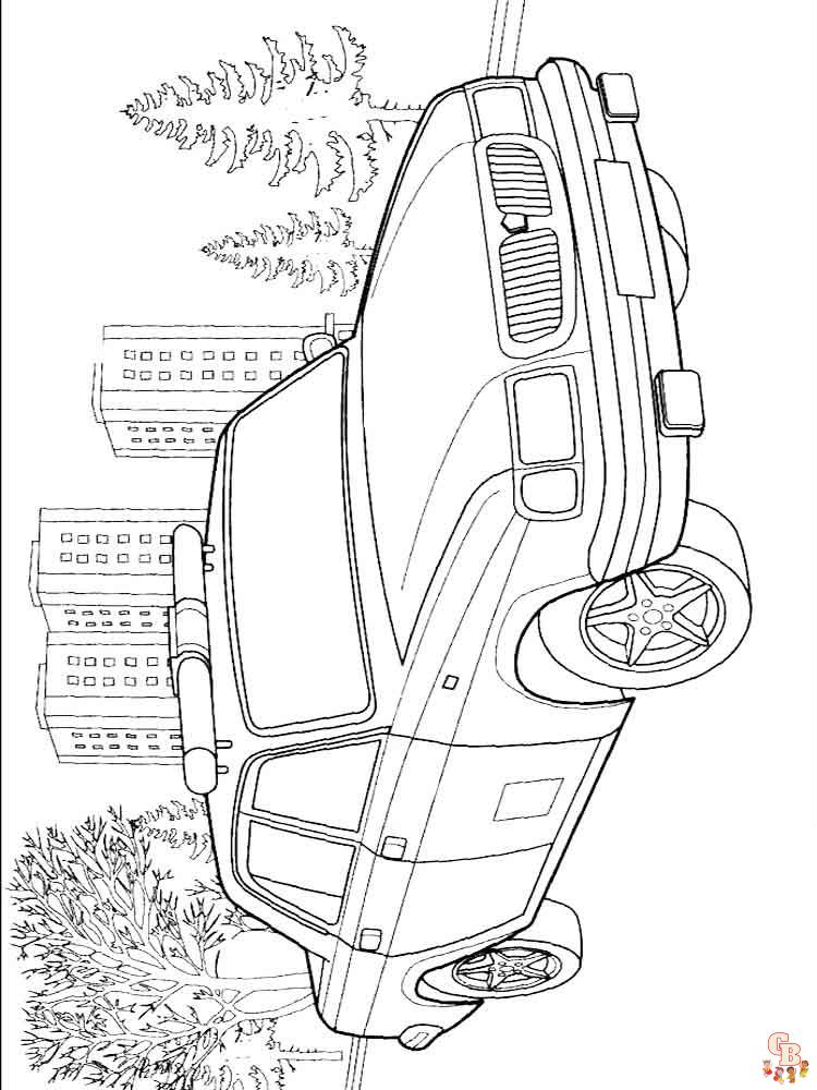 coloriage de voiture de police