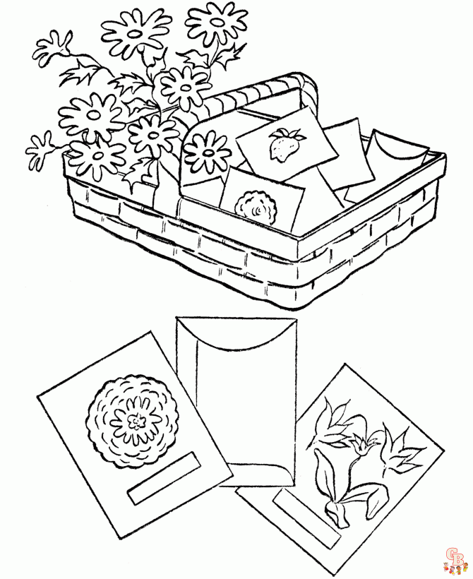 coloriage jardin